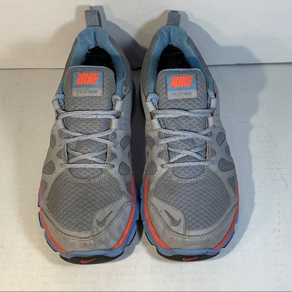 Nike Flex Trail Shield Stealth Grey Running Shoe - Picture 3 of 9